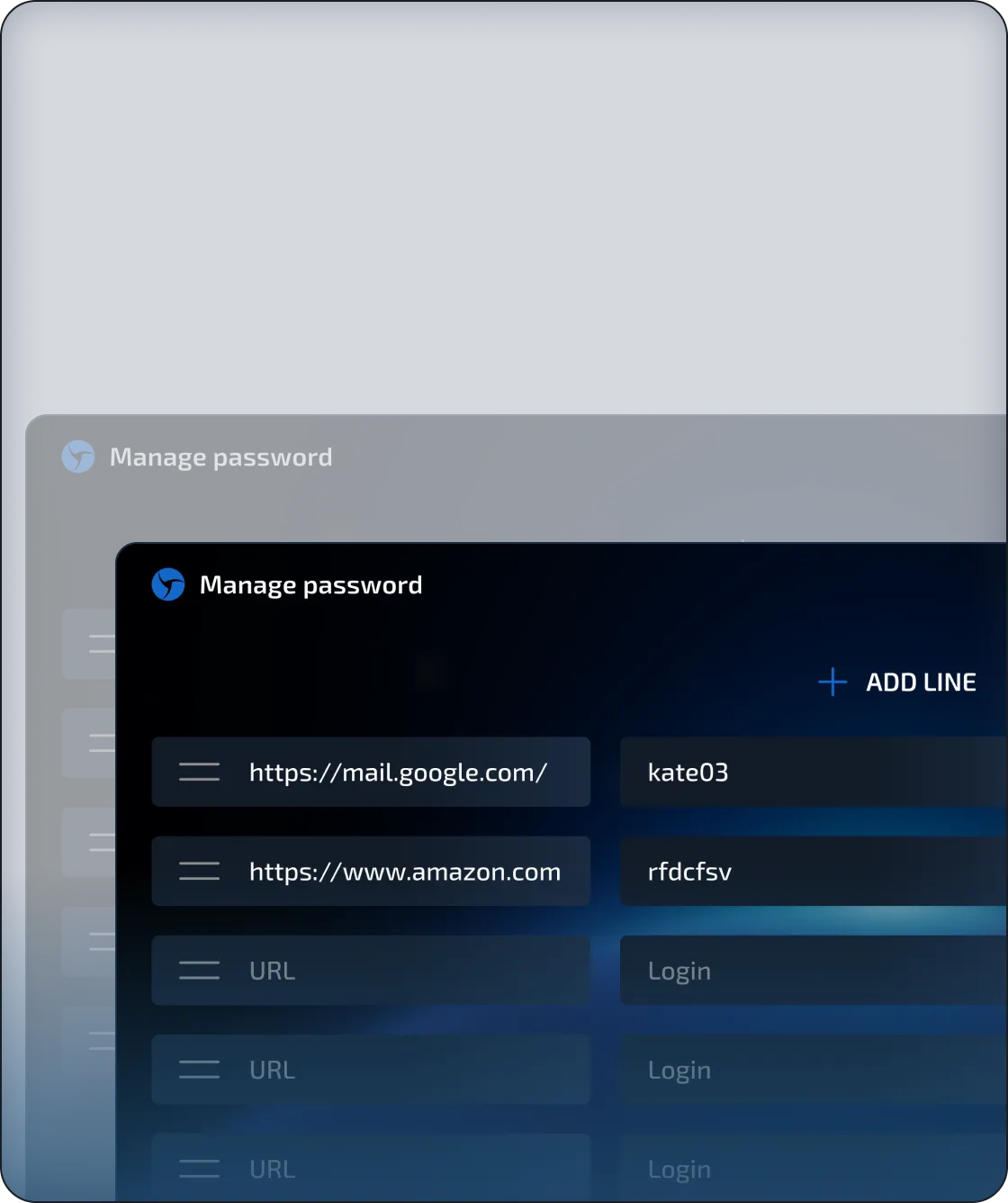 Interface screenshot