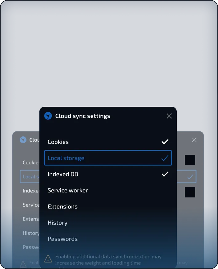 Interface screenshot